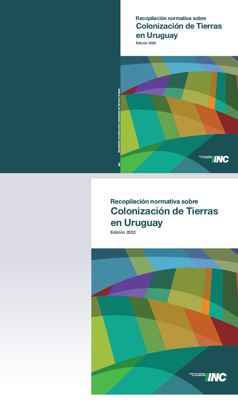 Publicación tapa. Colonización de tierras en Uruguay